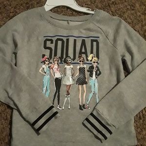 Justice girls squad sweatshirt